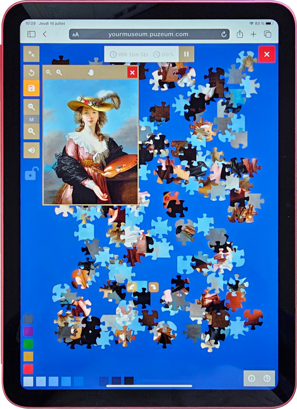 IPAD online puzzle game